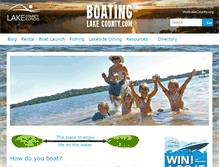 Tablet Screenshot of boatinglakecounty.com